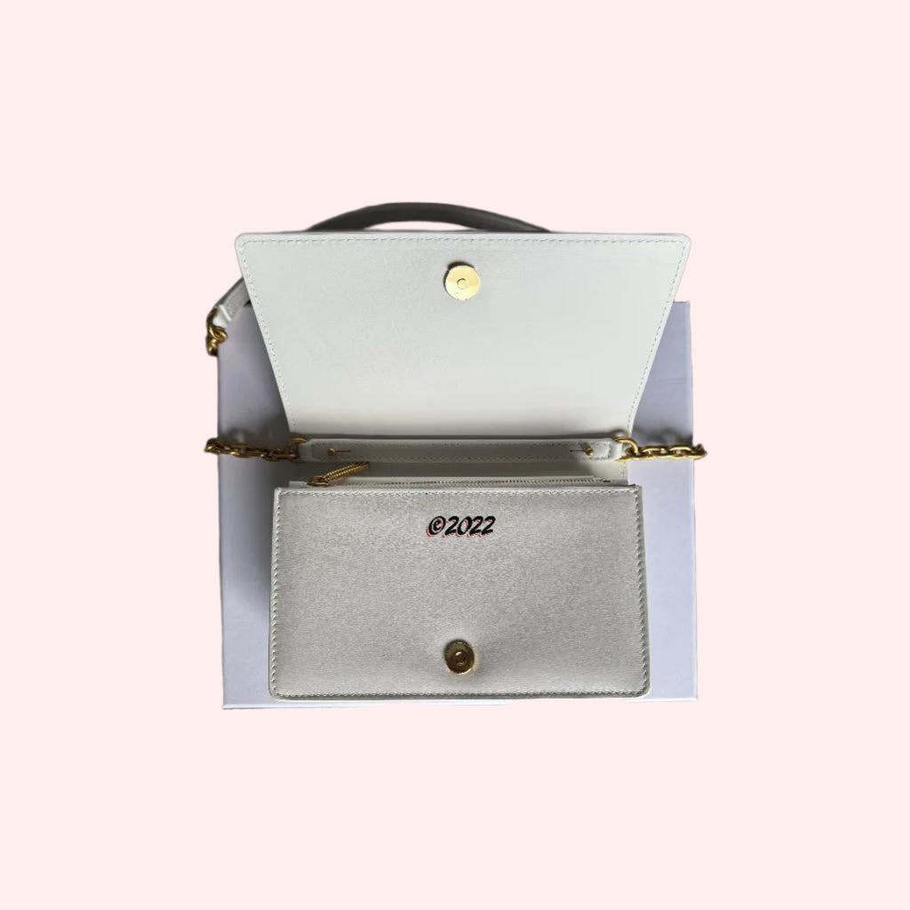 Bolsa Off-White Virgil Was Here Branca