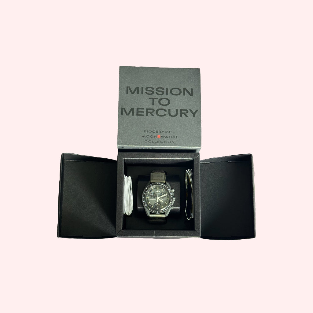 Relógio Omega x Swatch Bioceramic MoonSwatch Mission to Mercury